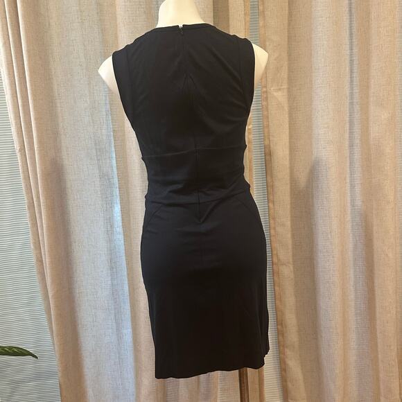 Navy Blue Diane Von Furstenberg Sheath Dress sz 8 - Picture 7 of 9